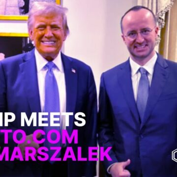 Trump Meets crypto.com CEO Marszalek, Bitcoin Reserve Executive Order out